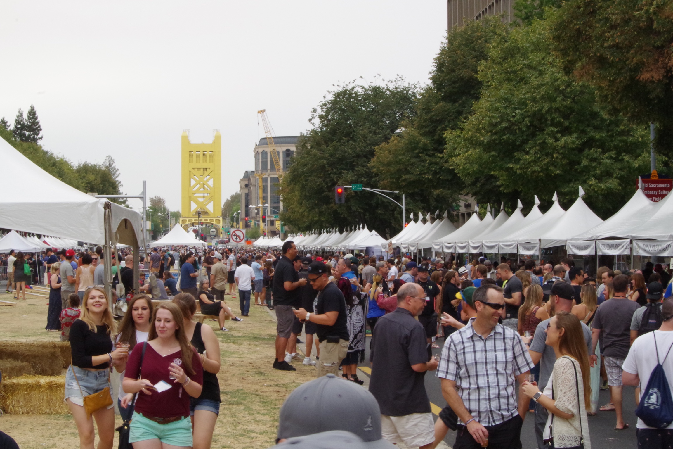 #9: The Fest to close things out. 150 CA breweries pour on the State Capitol mall.75 on this side, 75 on that side. No huge lines! 